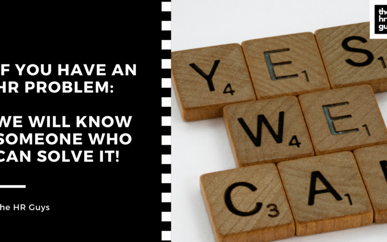 If you have an HR problem: We will know someone who can solve it!